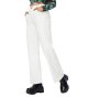 Women's Casual Loose High Waist Solid Straight Wide Leg Jeans