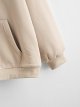 Women's Oversized Long Sleeve Drawstring Drop Shoulder Zip Up Hoodie Sweatshirt